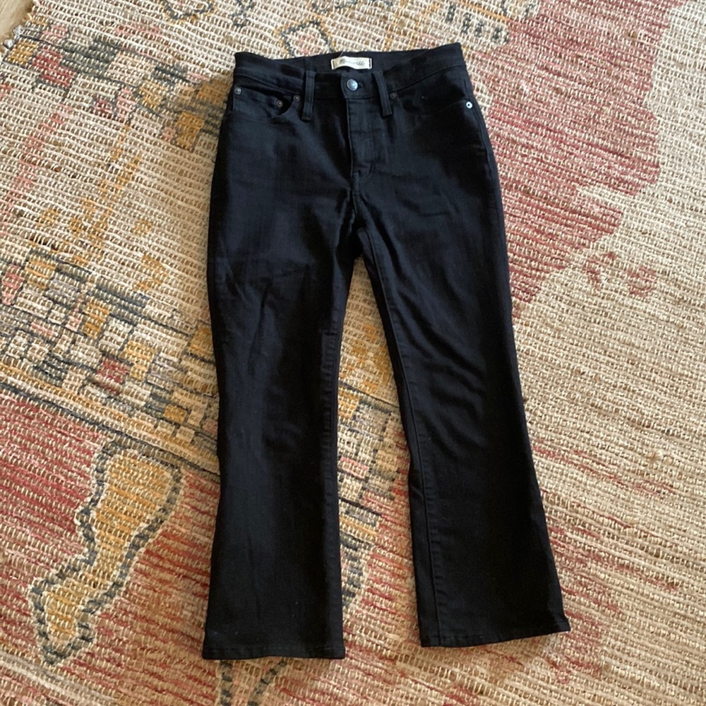 Madewell Black Cropped Jeans